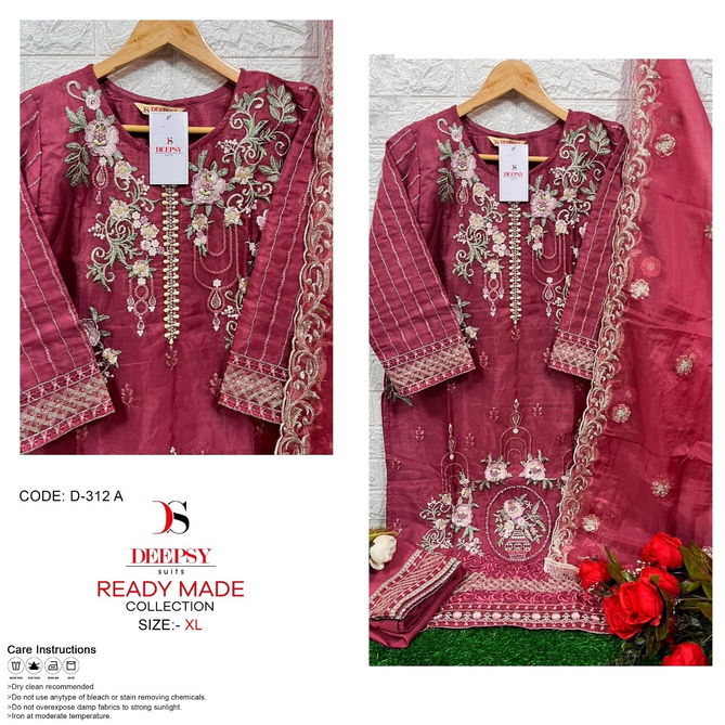 Deepsy 312 Readymade Pakistani Suits Catalog